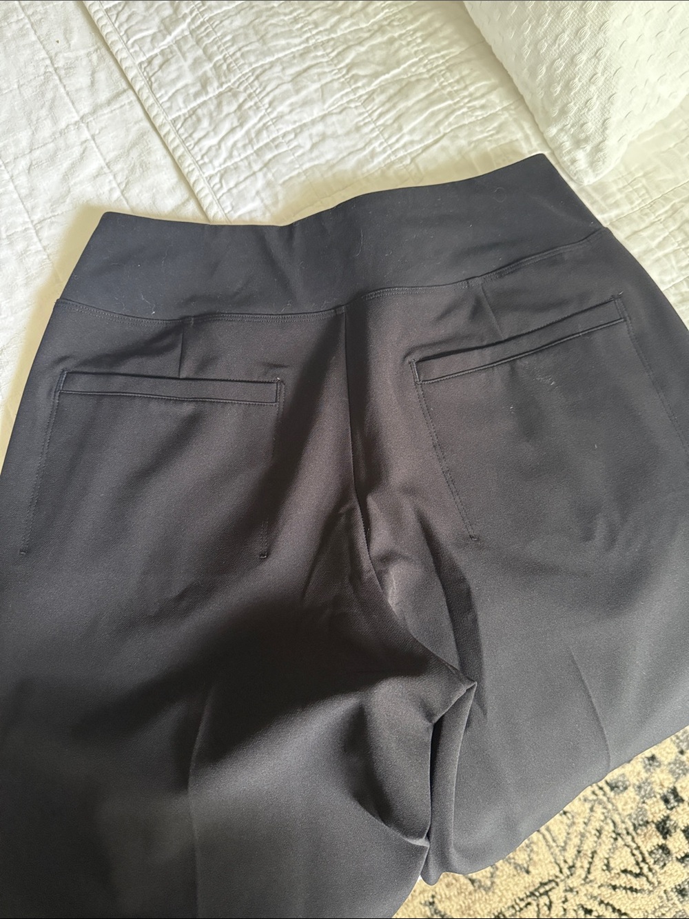 Athleta Endless Black pants worn twice size 8 - Picture 4 of 6